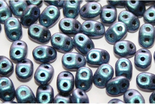 Superduo Beads Polychrome Indigo Orchid 5x2,5mm - 10gr 2