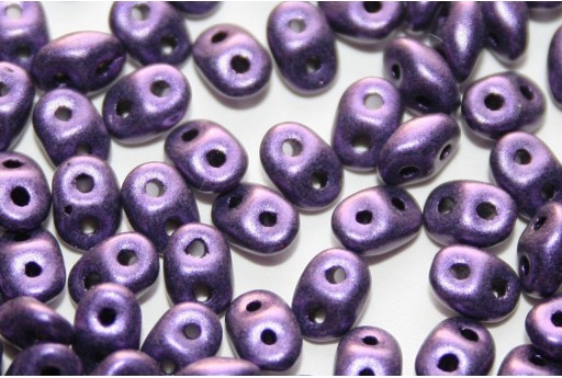Superduo Beads Metallic Suede Purple 5x2,5mm - 10gr 2