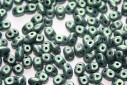 Superduo Beads Metallic Suede Light Green 5x2,5mm - 10gr