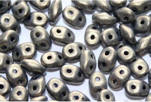 Perline Superduo Metallic Suede-Gold 5x2,5mm - 10g 2