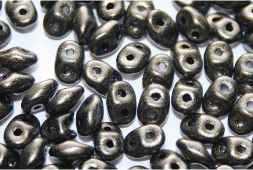 Superduo Beads Metallic Suede Dark Forest 5x2,5mm - 10gr 2