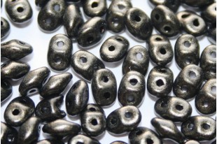 Superduo Beads Metallic Suede Dark Forest 5x2,5mm - 10gr