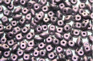 Perline Superduo 2.5x5mm 10gr. Metallic Suede Blue Col.79022MJT