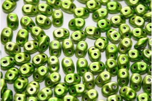 Superduo Beads Metalust Apple Green 5x2,5mm - 10gr