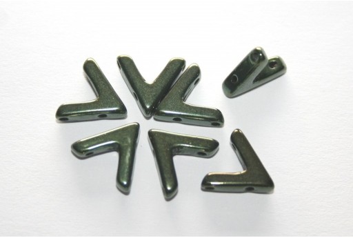 Ava® Beads Jet Red Luster 10x4mm - 10pcs 2