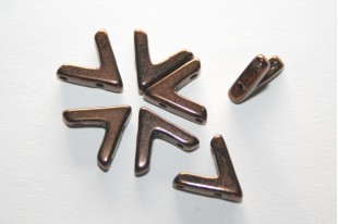 Ava® Beads Jet Bronze 10x4mm - 10pcs