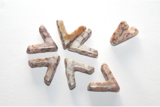 Ava® Beads Lila Gold Luster 10x4mm - 10pcs 2