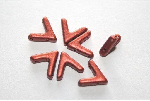 Perline Ava® Copper 10x4mm - 10pz 2
