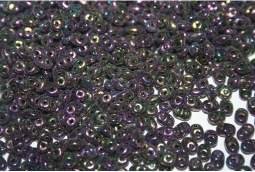 Perline Superduo Iris Purple 5x2,5mm - 10g