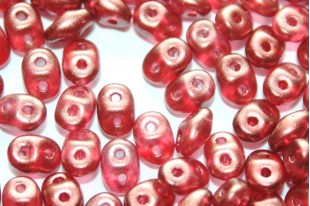 Superduo Beads Halo-Cardinal 5x2,5mm - 10gr