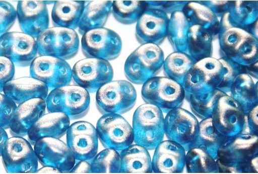 Perline Superduo Halo-Azurite 5x2,5mm - 10gr 2