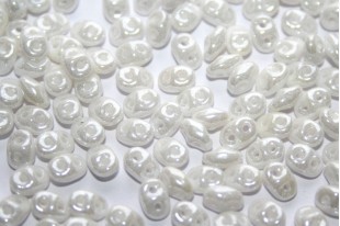Superduo Beads Luster-White 5x2,5mm - 10gr L03000