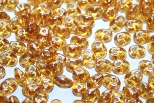 Perline Superduo Luster Topaz 5x2,5mm - 10gr