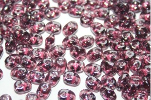 Perline Superduo Luster Amethyst 5x2,5mm - 10gr