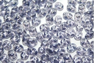 Perline Superduo Luster Tanzanite 5x2,5mm - 10gr