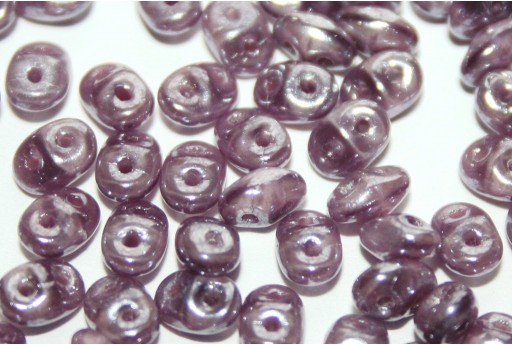 Superduo Beads Luster Opal Violet 5x2,5mm - 10gr 2