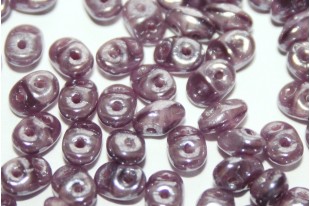 Superduo Beads Luster Opal Violet 5x2,5mm - 10gr