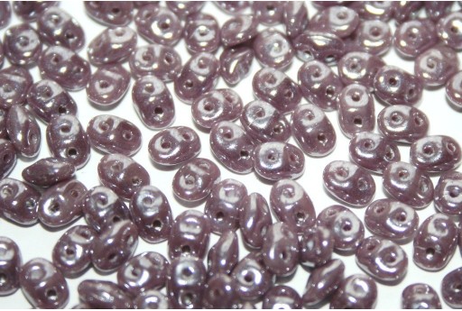 Superduo Beads Luster Opaque Amethyst 5x2,5mm - 10gr