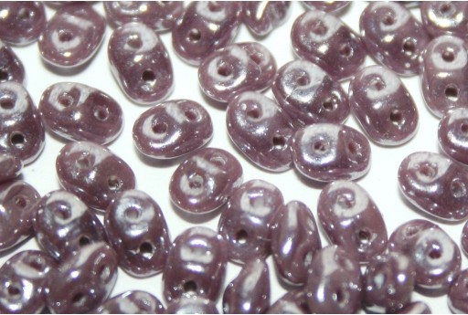 Superduo Beads Luster Opaque Amethyst 5x2,5mm - 10gr 2