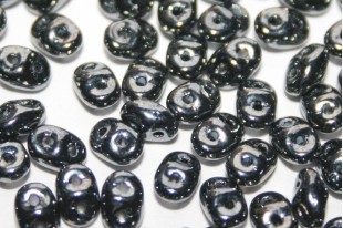 Superduo Beads Hematite 5x2,5mm - 10gr