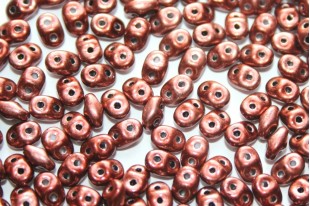 Superduo Beads Metalust Burnt Copper 5x2,5mm - 10gr