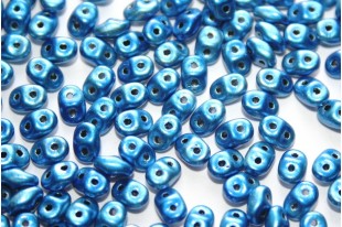Superduo Beads Metalust Crown Blue 5x2,5mm - 10gr