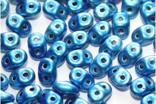 Superduo Beads Metalust Crown Blue 5x2,5mm - 10gr