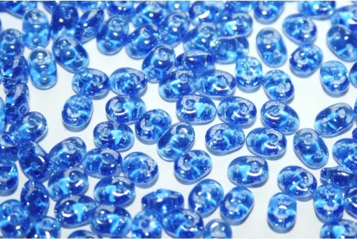 Perline Superduo Sapphire Shimmer 5x2,5mm - 10gr