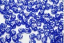 Perline Superduo Hematite-Opaque Blue 5x2,5mm - 10gr