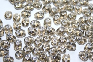 Perline Superduo Luster Black Diamond 5x2,5mm - 10gr