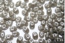 Perline Superduo Hematite-Opaque Grey 5x2,5mm - 10gr