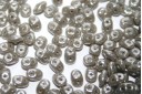 Superduo Beads Hematite-Opaque Grey 5x2,5mm - 10gr