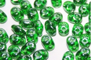 Perline Superduo Luster Chrysolite 5x2,5mm - 10gr