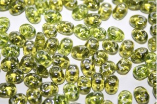 Perline Superduo Luster Olivine 5x2,5mm - 10gr