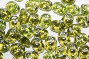 Superduo Beads Luster Olivine 5x2,5mm - 10gr