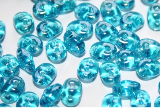Superduo Beads Luster Aquamarine 5x2,5mm - 10gr 2