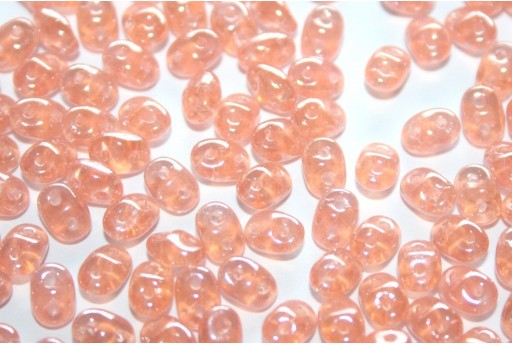 Perline Superduo Luster-Opal Pink 5x2,5mm - 10gr