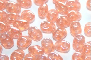 Perline Superduo Luster-Opal Pink 5x2,5mm - 10gr