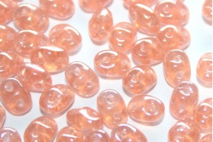 Superduo Beads Luster-Opal Pink 5x2,5mm - 10gr