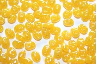 Perline Superduo Luster-Opal Yellow 5x2,5mm - 10gr