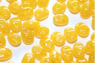 Superduo Beads Luster-Opal Yellow 5x2,5mm - 10gr