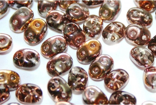 Superduo Beads Black Diamond Capri Gold 5x2,5mm - 10gr 2
