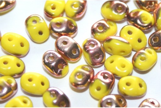 Superduo Beads Lemon Capri Gold 5x2,5mm - 10gr 2