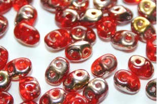 Superduo Beads Hyacinth Capri Gold 5x2,5mm - 10gr