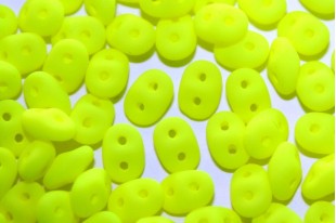 Perline Superduo Neon Yellow 5x2,5mm - 10gr