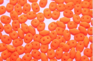 Perline Superduo Neon Orange 5x2,5mm - 10gr