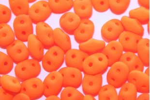 Superduo Beads Neon Orange 5x2,5mm - 10gr