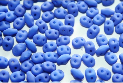 Superduo Beads Neon Blue 5x2,5mm - 10gr