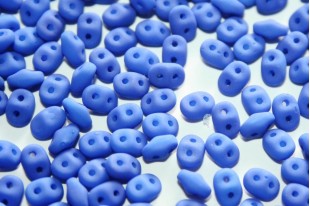Perline Superduo Neon Blue 5x2,5mm - 10gr