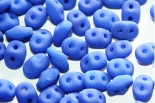 Superduo Beads Neon Blue 5x2,5mm - 10gr